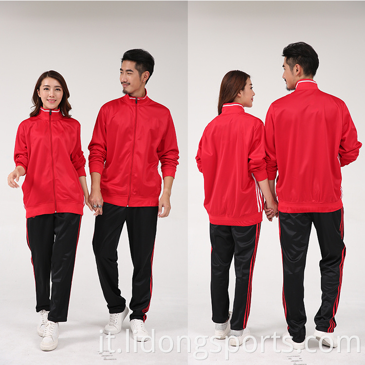 L'ultimo Design Custom Team Custom Plus Times Allenamento Sportswear Women Track Suit Set da jogging club Soccer Club da jogging